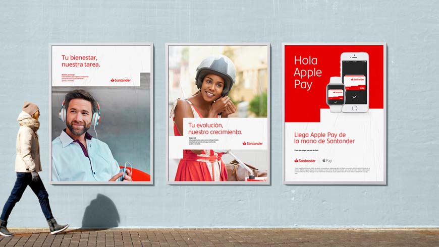 西班牙Santander銀行LOGO設計，改善用戶體驗是王道-5